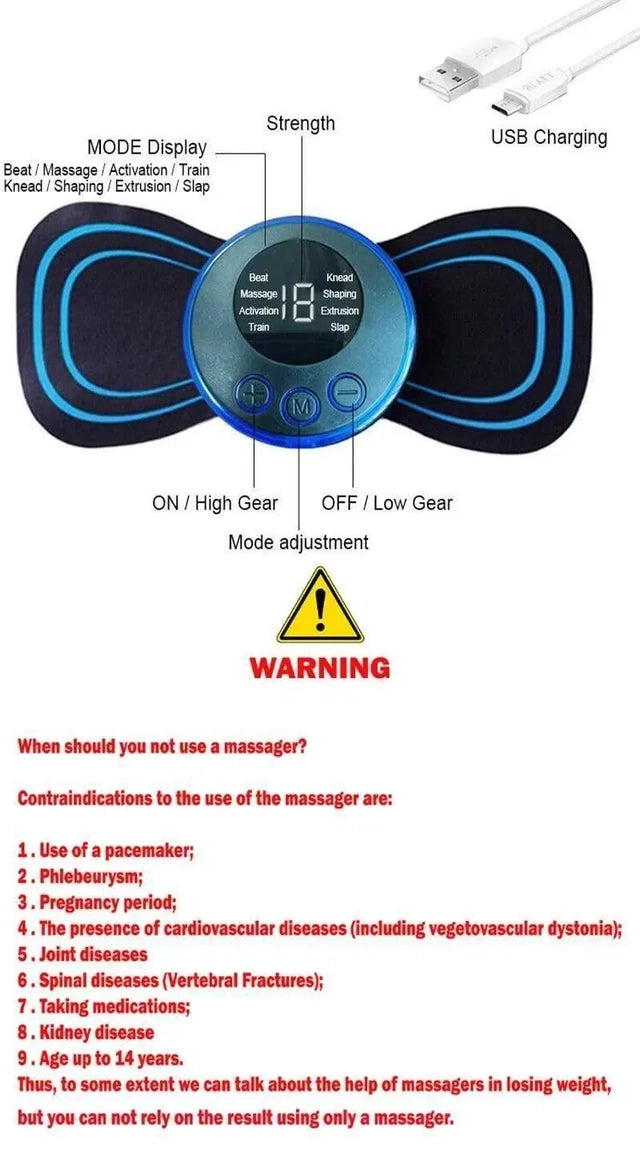 Mini Shoulder,Arms,Legs,Back Massager